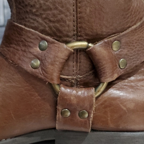 Steve Madden Brown Heeled Boots with Harness Detail - Picture 4 of 16